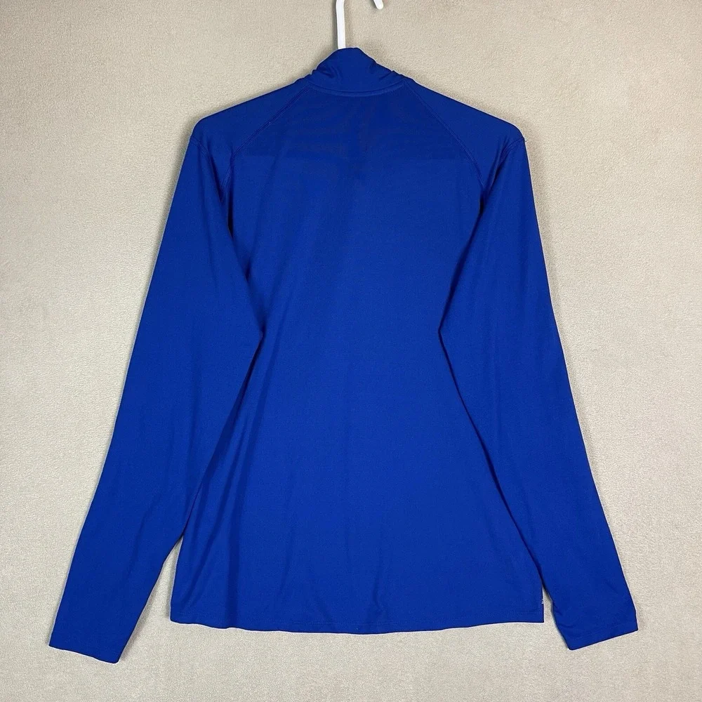 Nike Sweater Mens Medium Blue Chicago Cubs Royal‎ Element 1/2 Zip Performance